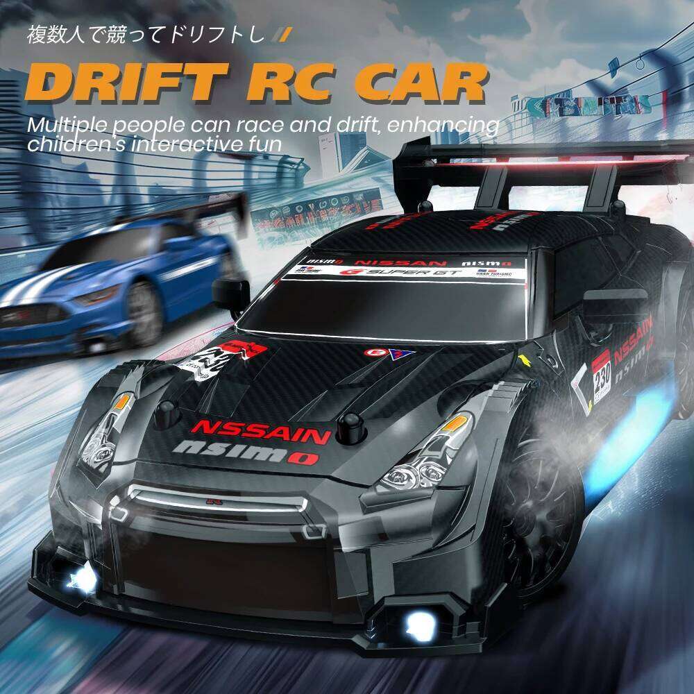AE86 RC Drift Racing Car 1/24 4WD 30KM/h High Speed with Light 2.4G Radio Controlled Vehicle Model Race Competition Toy for Boys C260305