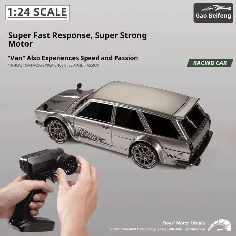 New Ask North Wind 1:24 Mini Remote Control Half Scale Rc Beginner Drift Racing Retro Tile Jar Touring Car Boy Toy C260305