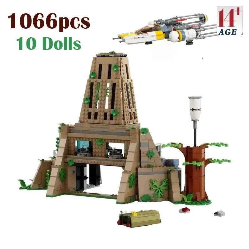 1066pcs Spaceship IV Rebel Base Building Blocks Assembling Fit 75365 Bricks Model for Children Friend Gift Toy Z260305