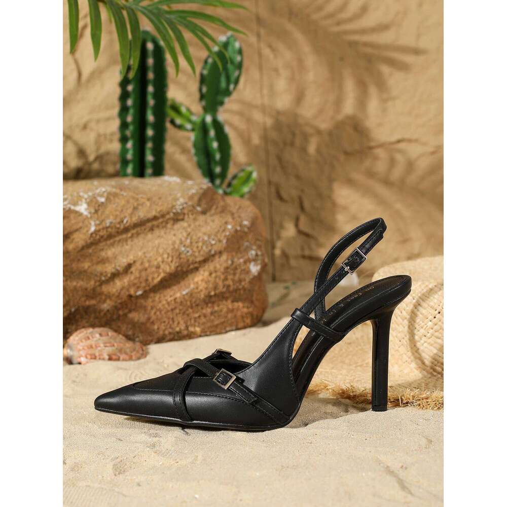 Fashionable Elegant Women's Pointed-Toe High Comfortable Minimalist Versatile Stiletto Heels