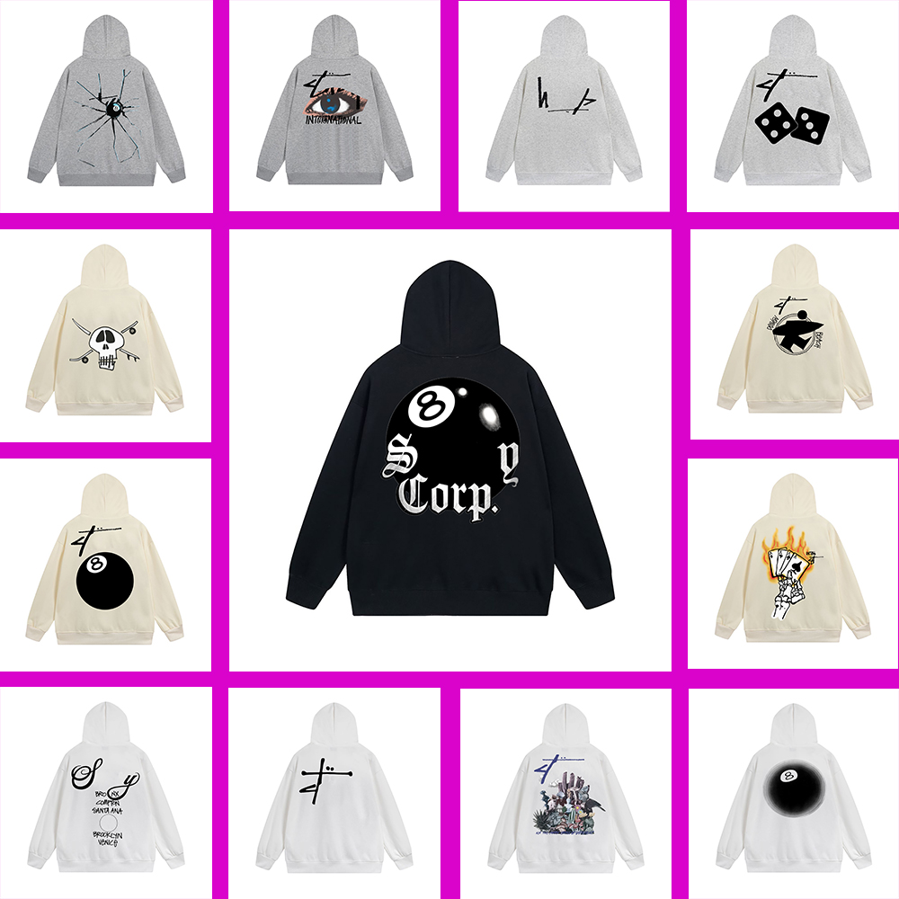stusylys Luxury Designer Hoodie Cotton Pullover Hooded Sweatshirt For Men Women Y2K Streetwear Casual Long Sleeve Autumn Winter Tops Size S-XL123