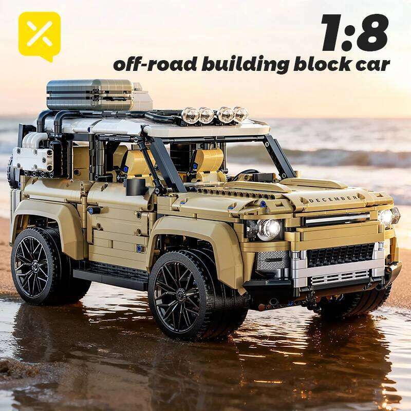 TOYLINX Off-Road SUV Building Blocks Remote Control Power Package 1:8 Scale Technical Car Model Assembling Bricks Gift for Kids Z260305