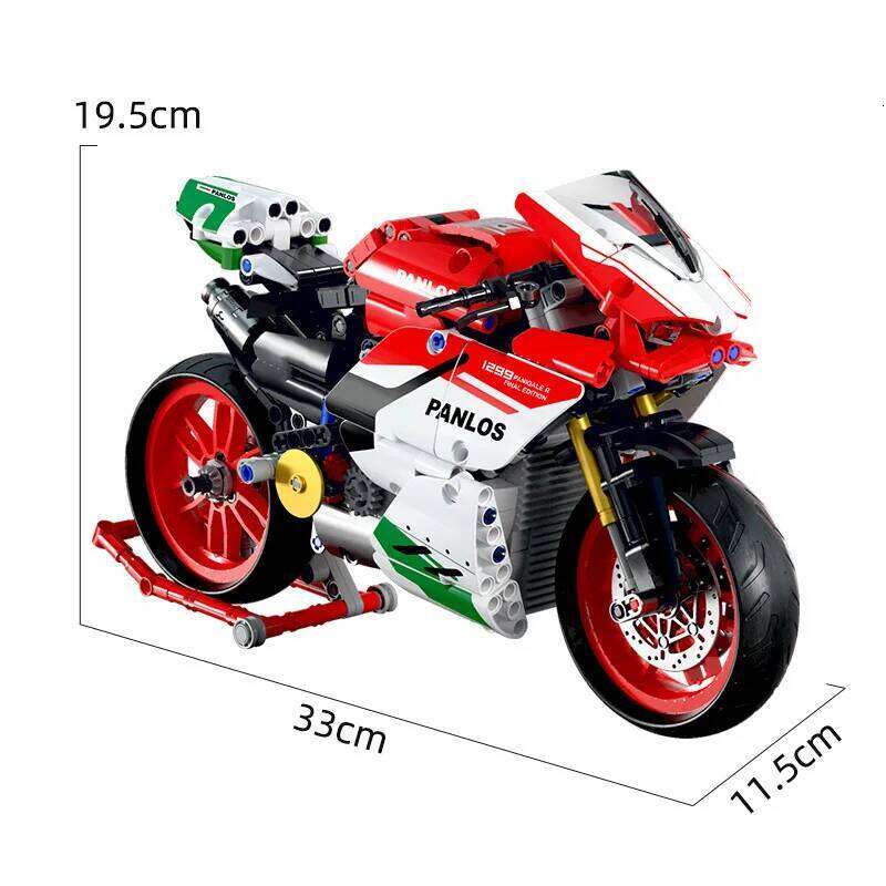 803Pcs City Technical Locomotive Motorcycle Building Blocks MOC Speed Supercar Motorbike Model Bricks Boy Toy for Childrens Gift Z260306