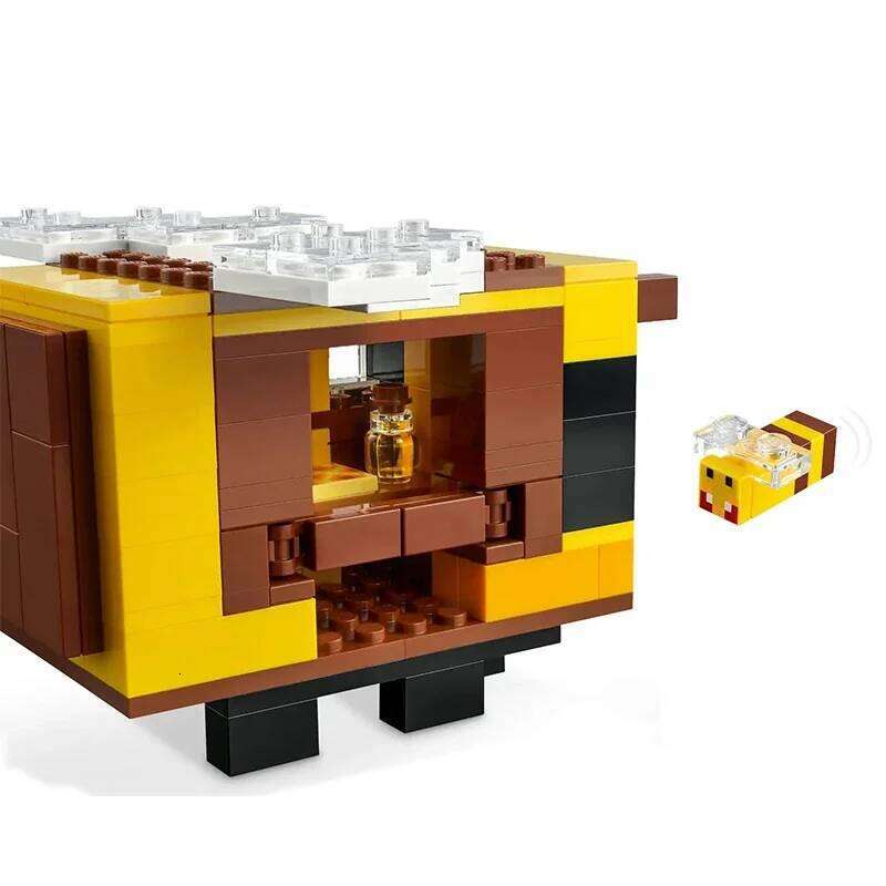254PCS Creative The Bee Cottage Building Blocks DIY World With Figures Assemble Bricks Toy Gift For Children Kids Z260305