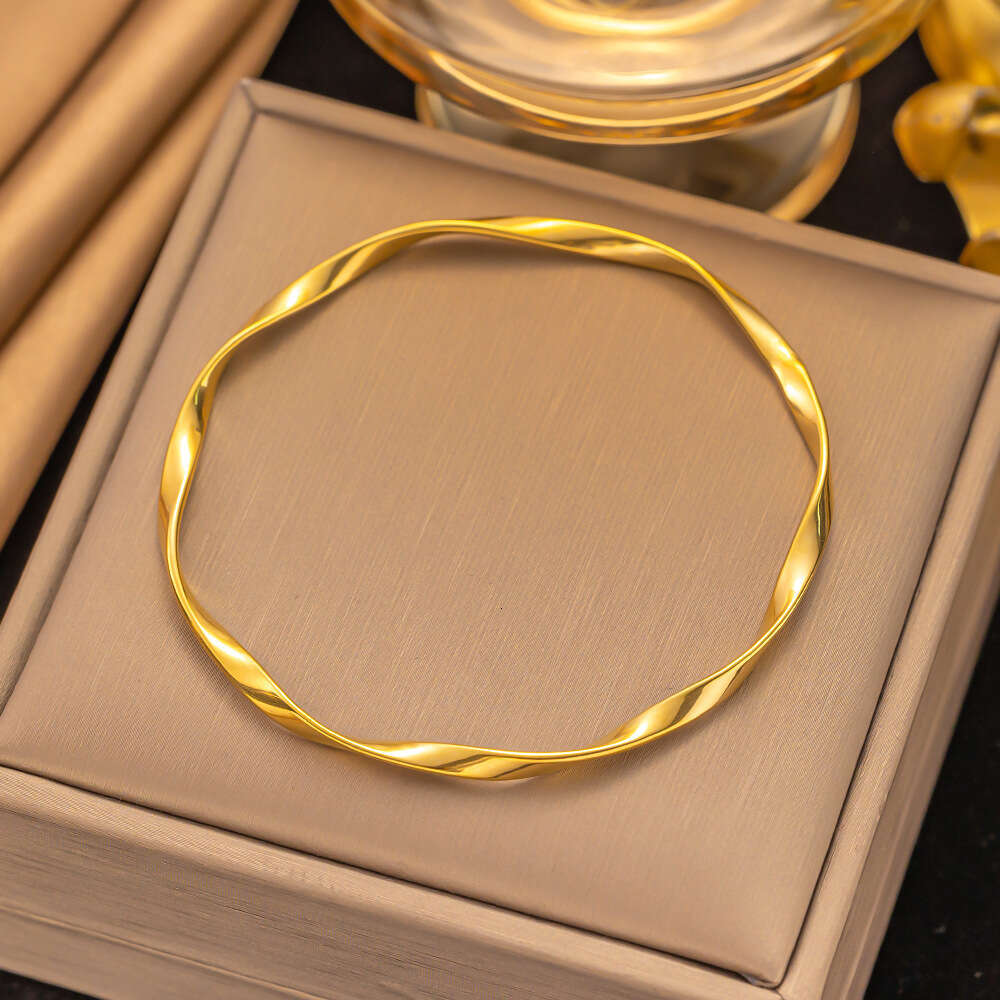 Premium Bracelet 2-piece Jewelry Set, Cross-border Stainless Steel Bracelet, Fashionable, Exaggerated, Unique, Trendy, Light Luxury Hand Accessory