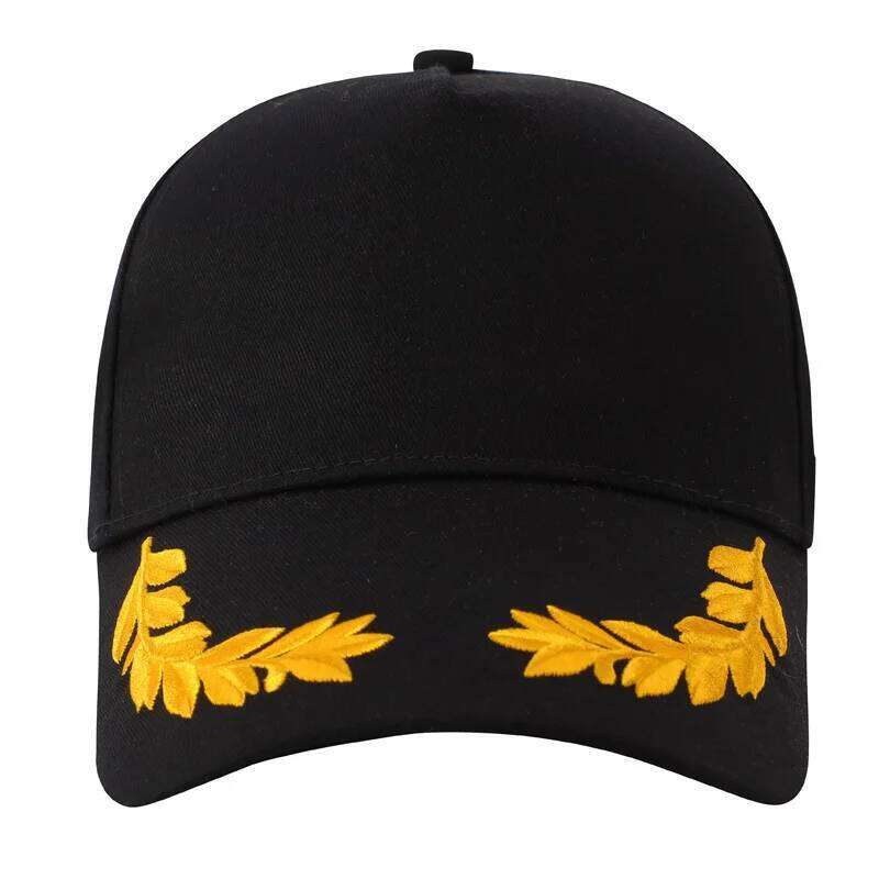 Customized logo printed casual wheat ear men's solid color snap sports women's baseball cap Y260304