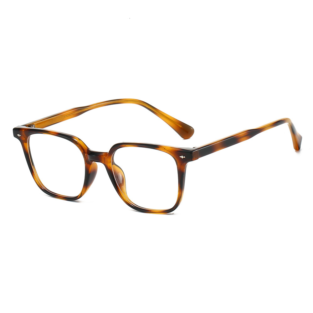 New 25 classic square glasses with TR90 frame for men women, featuring pin-foot design, high-end feel, and blue light protection