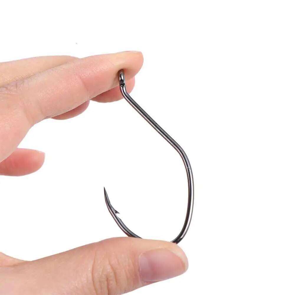 Mustad Sharp Circle Fishihook Set Japan Catfish Sea Hook Fishing Hooks Barbed Fishhook Y260305