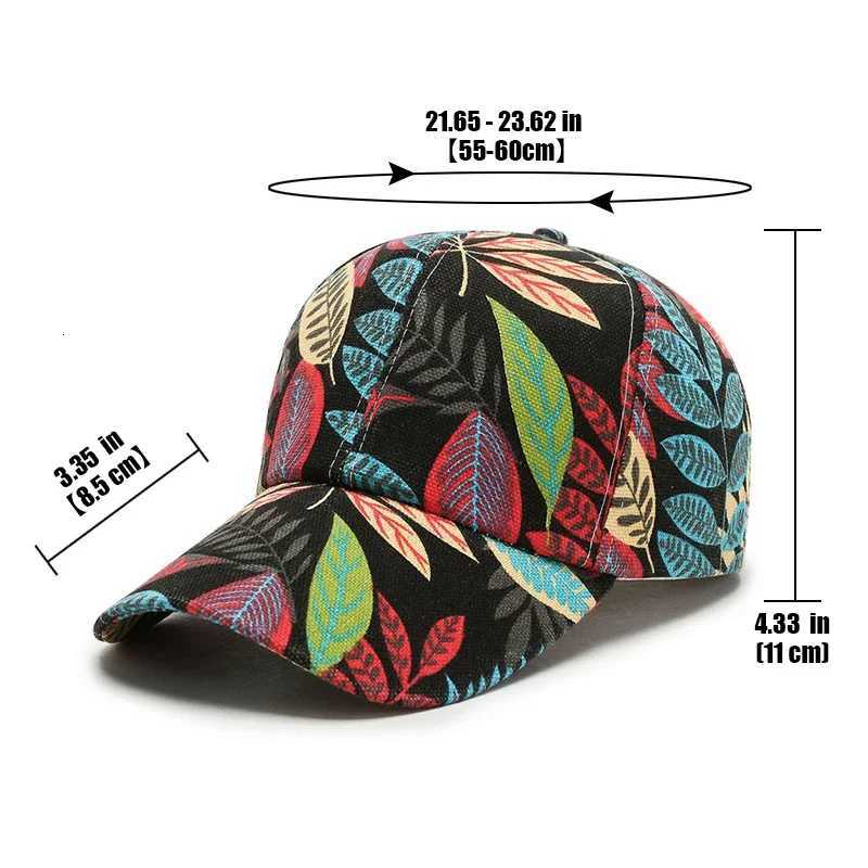 Maple Leaf Spring/Summer Hat New Flower Hats Mens and Womens Korean Duck Tongue Caps Baseball Cap Casual Versatile Sports S260306