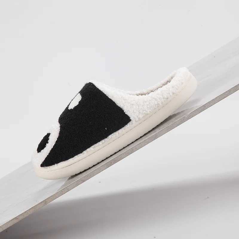 Womens Yin Yang Slippers - Cozy Fleece Indoor Slippers with Memory Foam Non-slip Plush Home Shoes for Living Room S260305