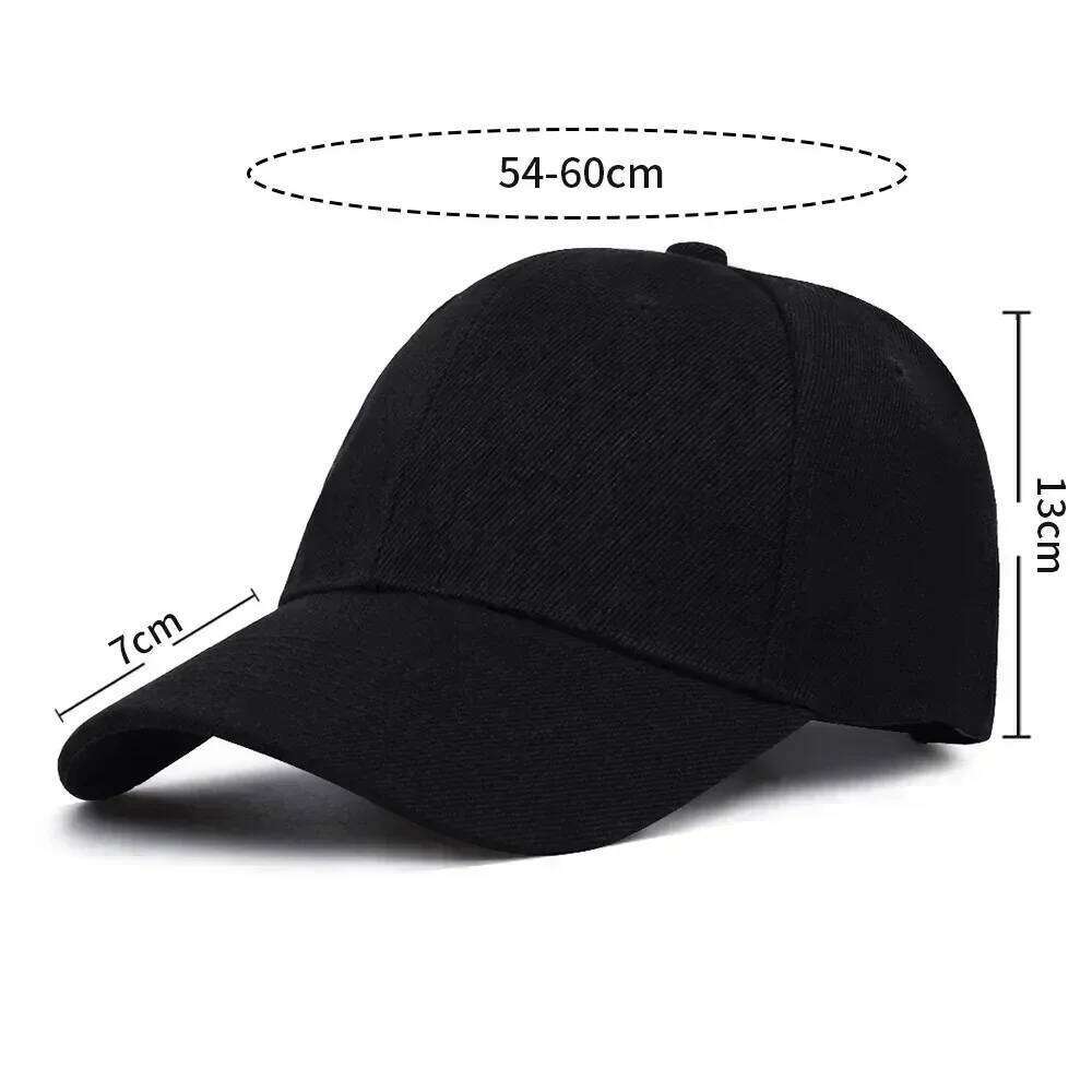 1PC Unisex Casual Plain Baseball Adjustable Snapback Hats For Women Men Hip Hop Cap Street Dad Hat Y260304