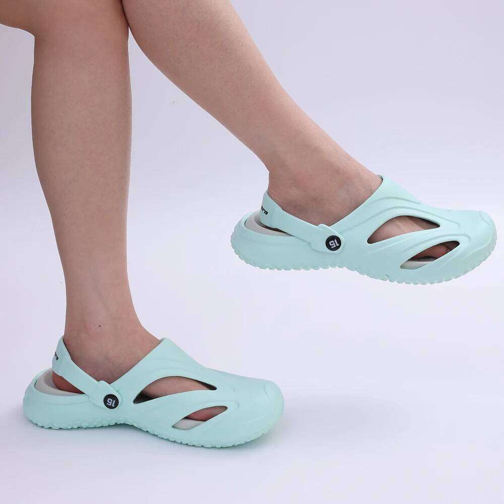 Litfun Fashion Clogs Slippers Women Anti-Slip Garden Sandals Summer Arch Support Home Bath Shoes Hole Lightweight Female Slides