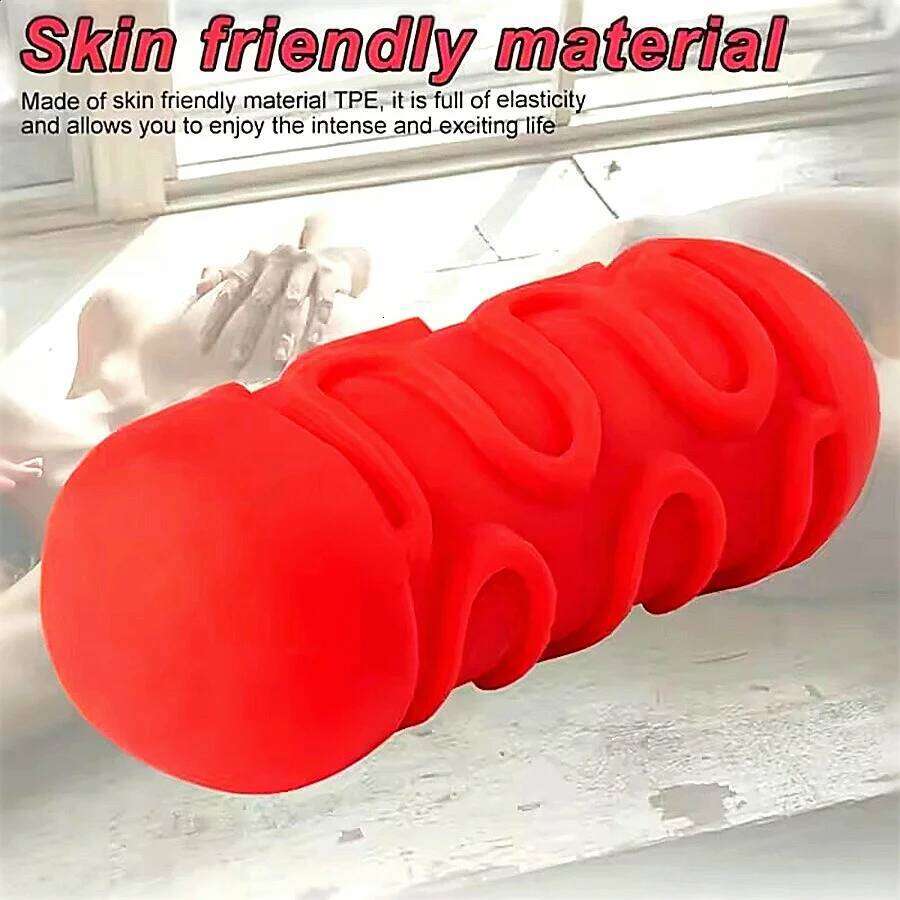 Male Masturbator Sucking Real Vagina Masturbation Pocket Pussy Aircraft Cup Glans Endurance Exercise Sex Toy For Men W260305