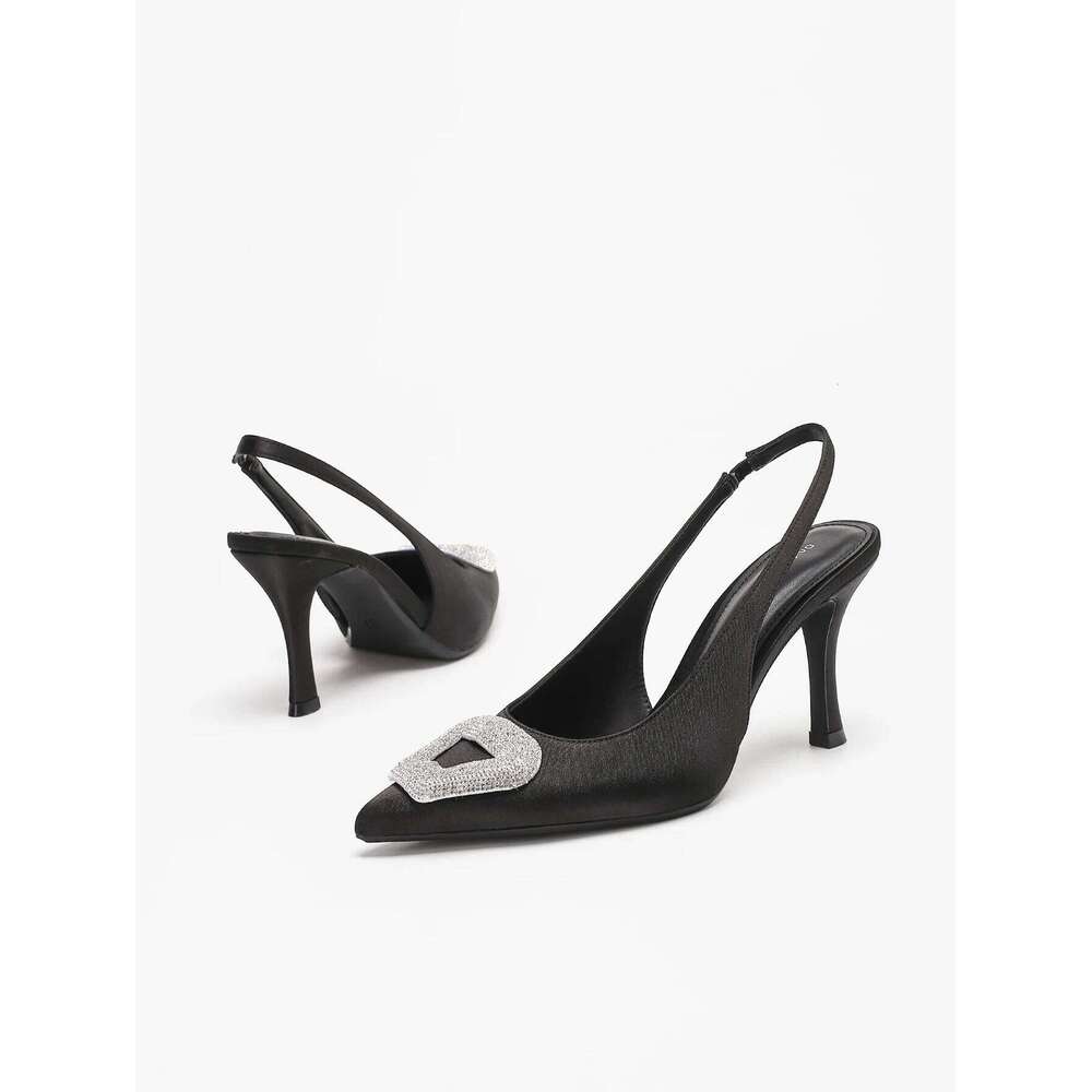 Ladies' Fashion Elegant Comfortable Versatile Breathable Slip-On Stiletto Heels