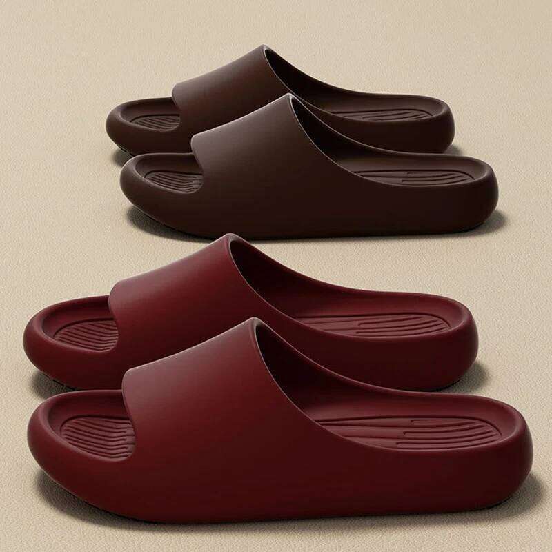 Summer Men Women Indoor EVA Soft Bottom Sandals Open Toe Trend Slides Light Beach Shoes Slippers Home Size 36-51
