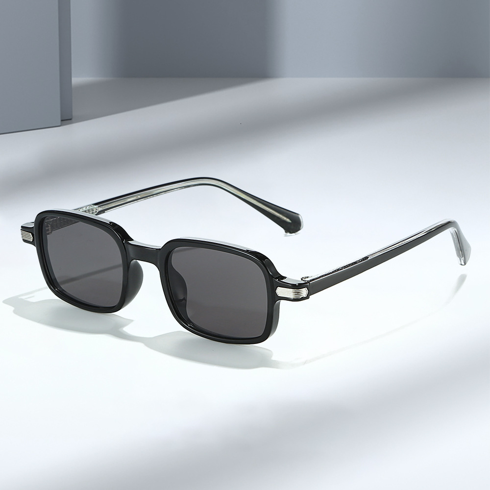 Square sunglasses, new style, simple retro, European American fashion, UV protection, stylish and high-end