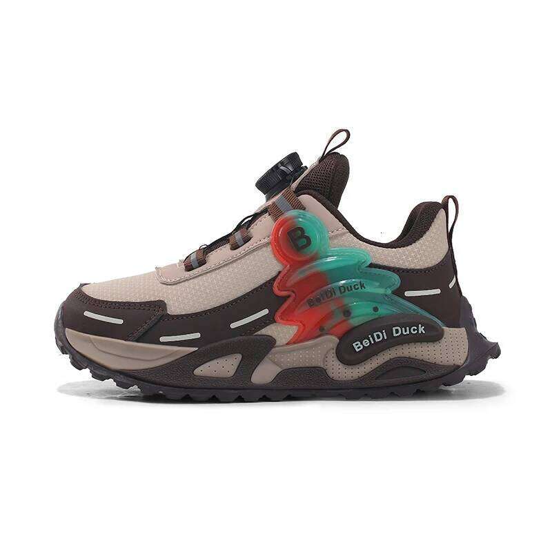 Children Casual Autumn Winter PU Leather Sneakers for Kids Fashion Patchwork Sports Shoes Boys Girls Gym Trainers New 26Y0304
