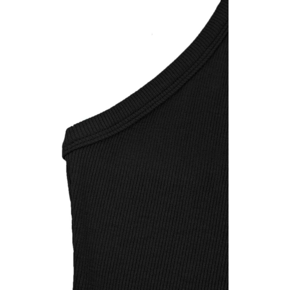 Workout Tops for Women Racerback Basic Tank Summer 2026 Camisole V Designer Neck Slim Fit Ribbed Sleeveless