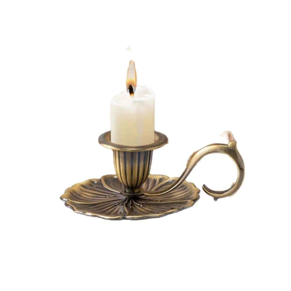 European Style Church Villa Handicrafts Cande DecorationsZinc composite candlestick rack Home Living room Decor party XJ260305