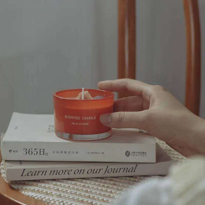 1pc Artificial Crystal Scented Candle For Air Refreshing, Yoga Meditation Home Atmosphere Decoration Gift for Friends W260304 W260305