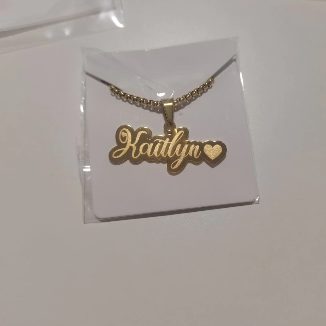 Custom Stainless Steel Engraved Name Bead Chain Necklaces Personalized Removable Gold Color Nameplate Necklace Women Men Jewelry 260302