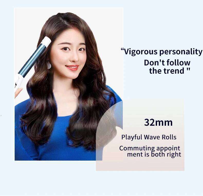 Electric 32mm Ceramic Curler Roller 28mm Professional Iron Curling Wand Hair Waver 26Y0306