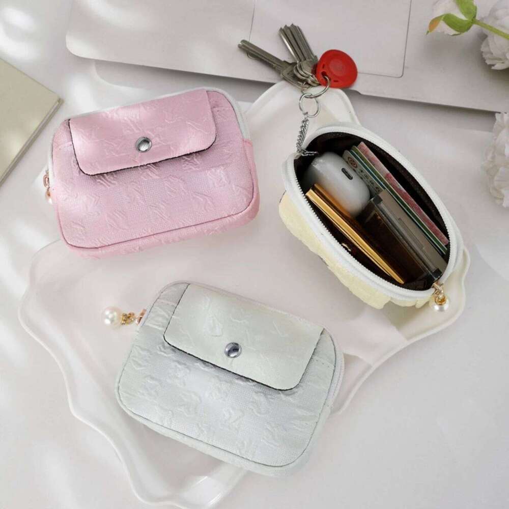 New Mini Cute Zipper Women's Coin Wallet Girls Earphone Money Storage Clutch Key Bag Purse C260304