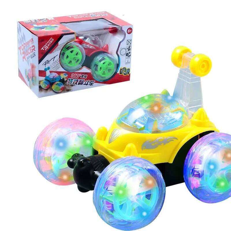 RC Stunt Radio Electric Dancing Drift Model Rotating Wheel Vehicle Motor Remote Control Car Toy C260305