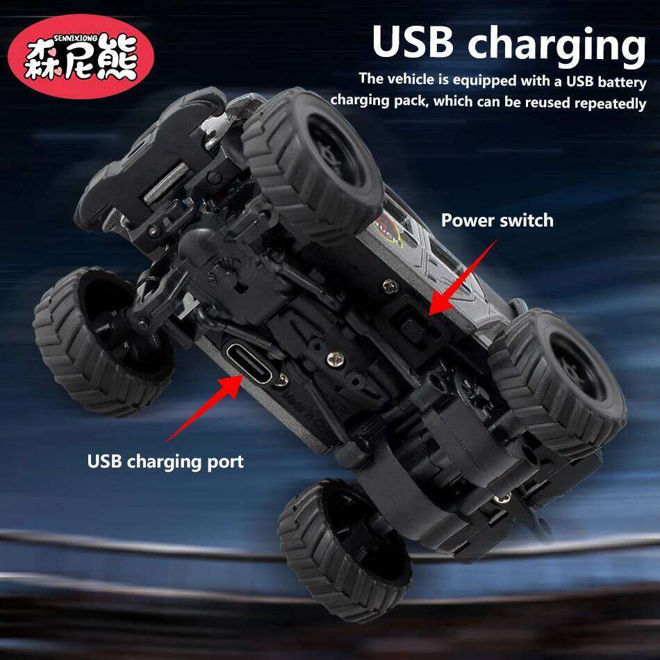 SENNIXIONG 1/64 RC RTR MINI Alloy Off-Road Car Speed Racing Drift SUV Climbing Truck All Terrain Vehicle Toy for Children Gift C260305