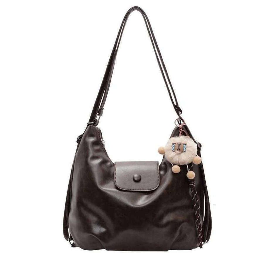 OLOEY New Fashion Luxury Women's Crescent Bag High Quality PU Leather Crossbody Waterproof Shouolder Multi Functional Tote Bag Practical Bag