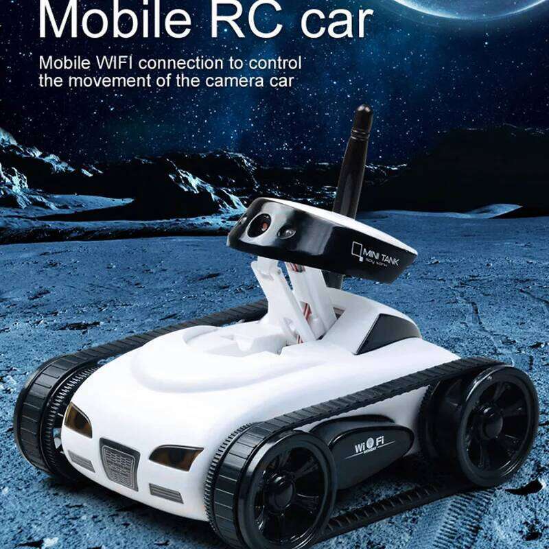 Tank FPV WIFI Real-time Quality Mini RC HD Camera Video Remote Control Robot Car Intelligent APP Wireless Toys C260305