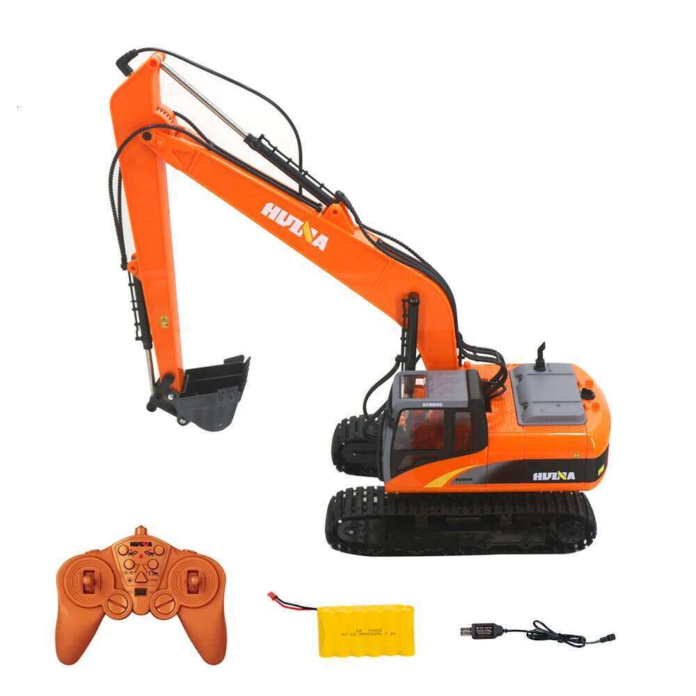 HUINA 1551 1:14 15-Channel Semi-Alloy Long-Arm Remote Control Excavator Boy Toy C260305