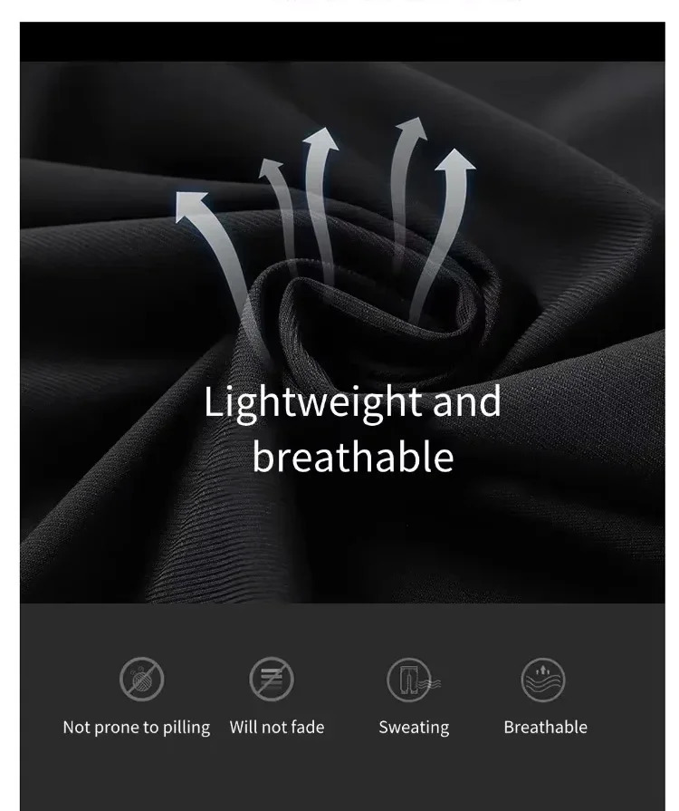 Ice silk pants mens quick drying elastic trend casual pants ultra-thin ice sports pants 260306