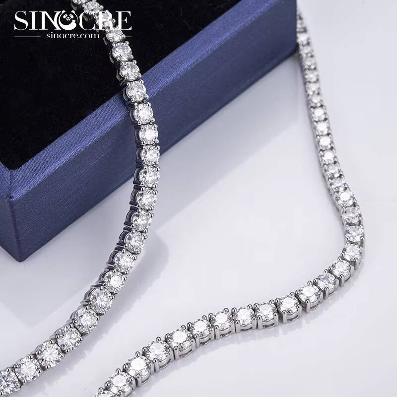 5mm Moissanite Tennis Chain Bracelet Bracelets For Women Men