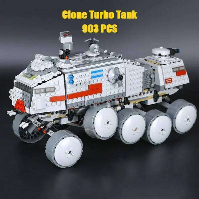 Turbo Tank Scene Set Compatible 75151 Building Block 903Pcs Bricks Model DIY Puzzle Kit Toys Christmas Gifts Z260305