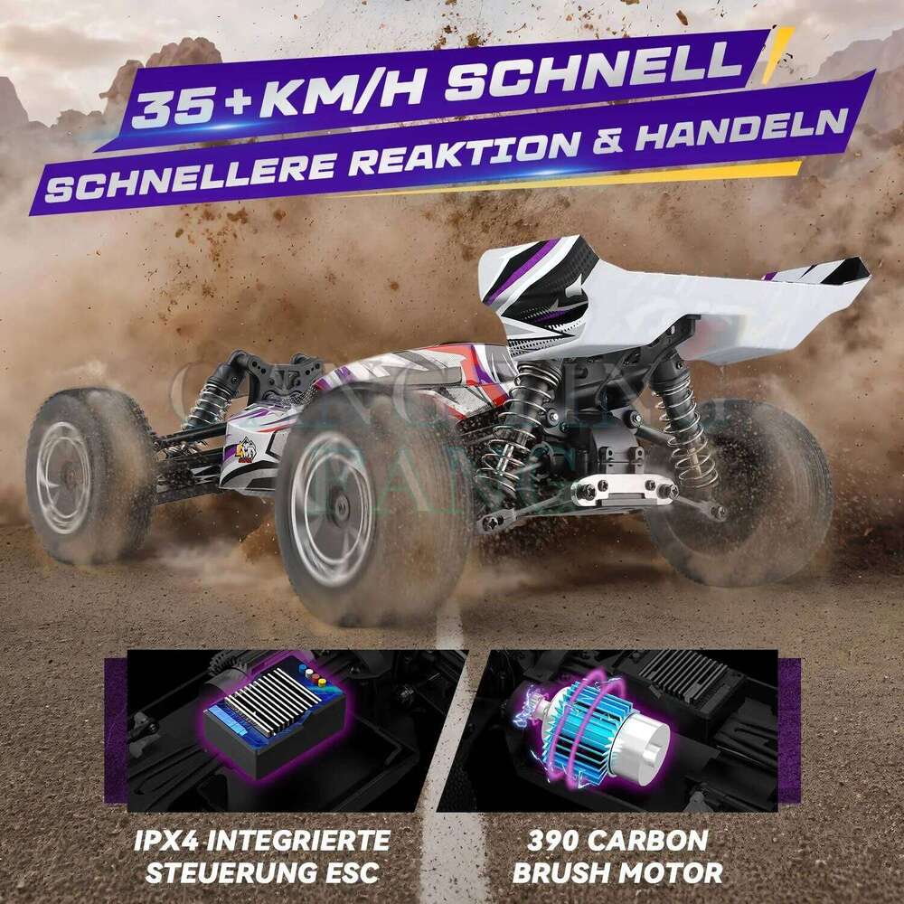 WLtoys 144016 Fast RC Cars 35KM/H OR 75KM/H 1/14 off Road 4WD Drift Toys,2.4G Remote Control Monster Truck for Adults and Kids C260305