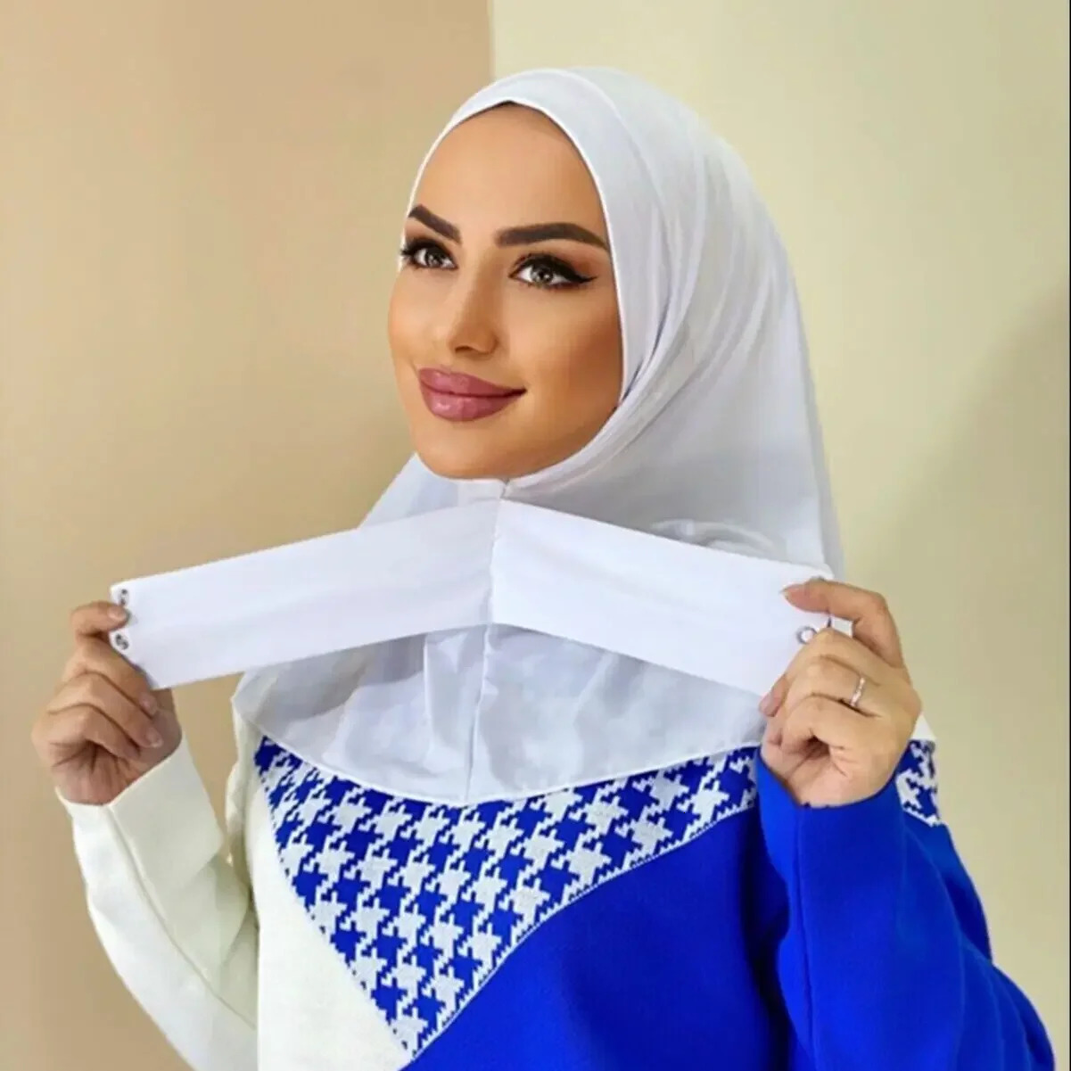 Instant Hijab Undercap Hijabs for Woman Muslim Women Hijab Cap Full Cover Snap Fastener Head Wraps Scarf Islam Turban 260304