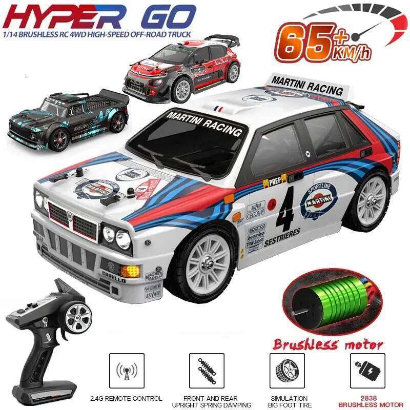 Hyper Go MJX 14301 14302 14303 1/14 4WD 65km/h Brushless 2.4G Remote Control Car Off-road High Speed RC Cars Truck Toy C260305
