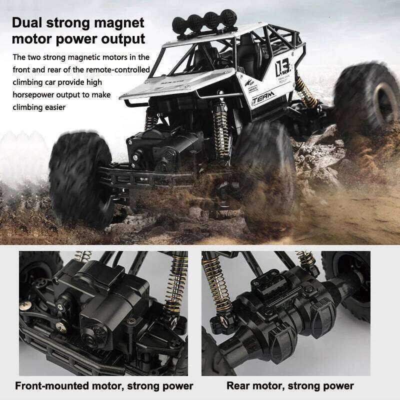 ZWN 1:16 4WD RC Car 2.4G Radio Remote Cars Rechargeable Buggy 4x4 Off-Road Control Trucks Boys Toys for Kids Gifts C260305