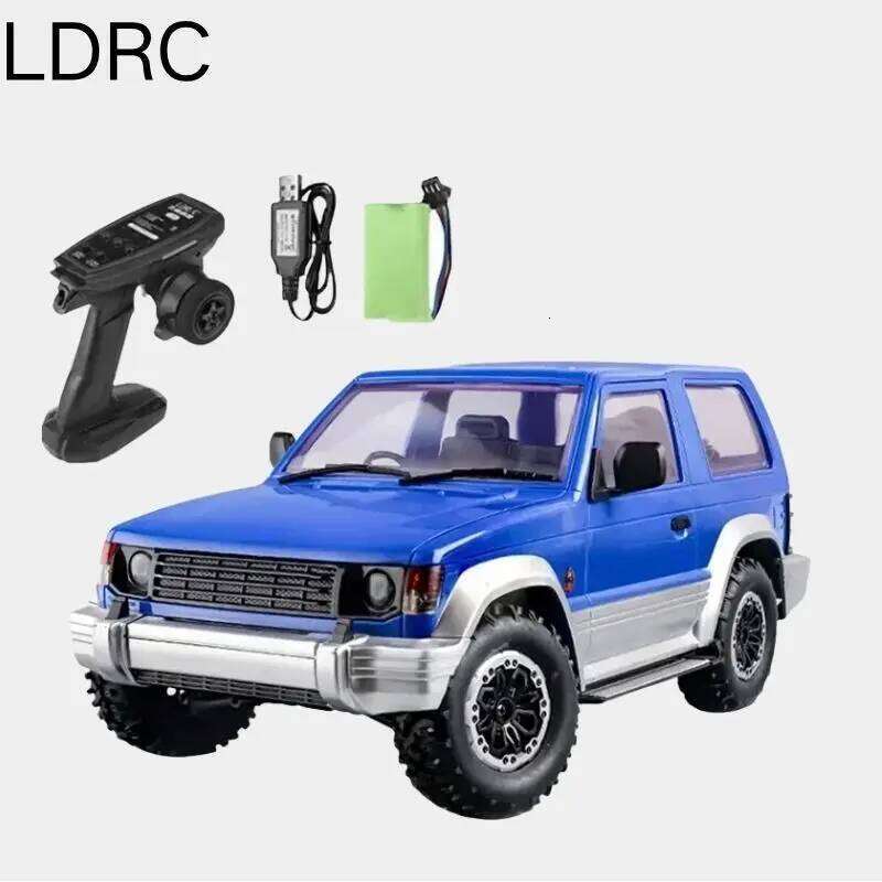 LDRC 1/14 LD1297 RC Remote Controlled With Lighting Variable Speed Car Four Wheel Drive Drift Racing Model Toy Boys Gift C260305