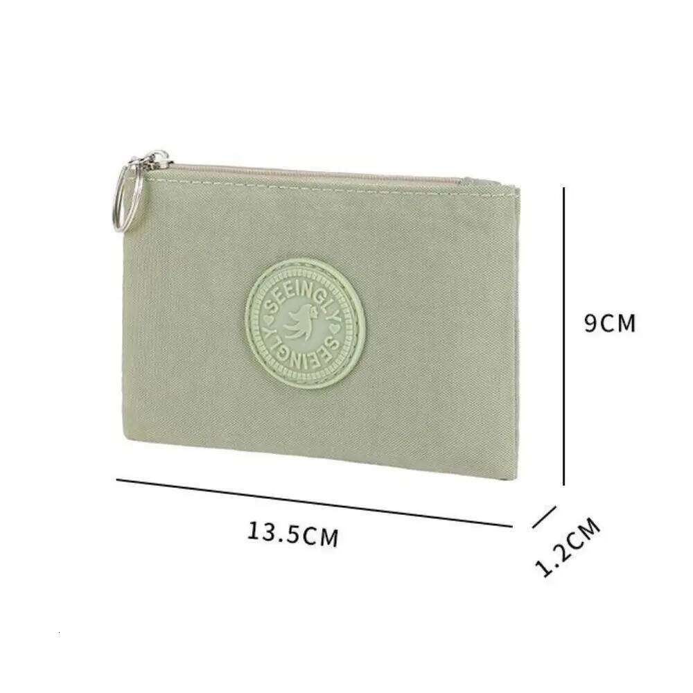 Portable Canvas Coin Purse Wear-resistant with Key Ring Credit Card Holoder Waterproof Wallet Money Bag Male Female C260304
