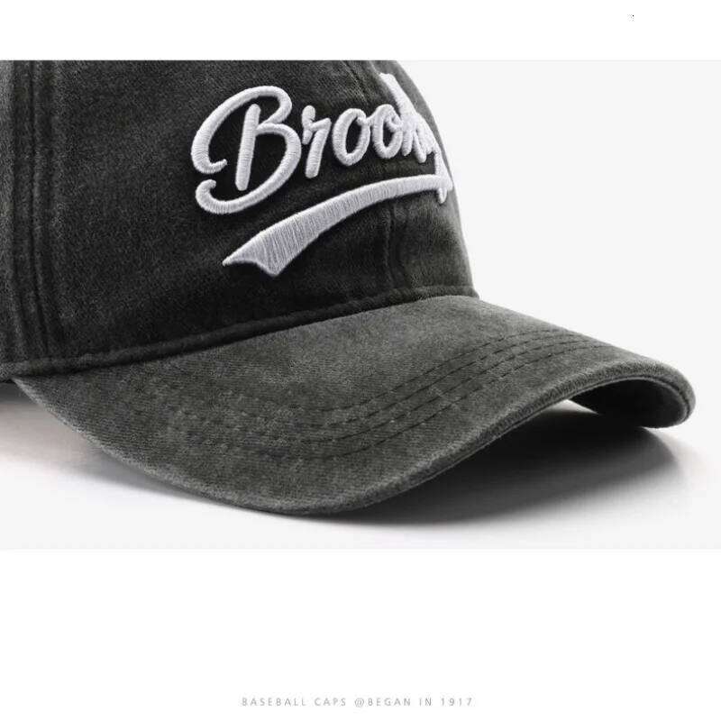 2025 Spring/Summer Unisex Cotton Baseball Cap Vintage Washed with Alphabet ALWAYS Embroidery - Hip-Hop Inspired Snapback Design Y260304