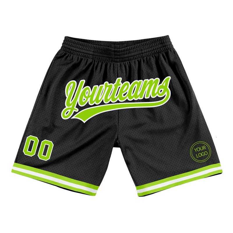 Custom Team Name Number Basketball Shorts For Men Summer Fashion 3D Printed Black Short Pants Loose Breathable Sports Shorts X260306
