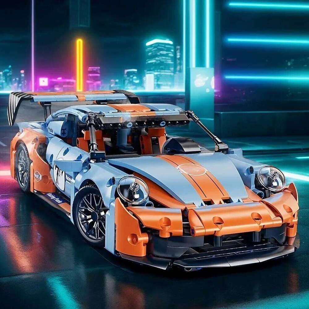 New RSR Classic Super Racing Cars Sports Car Model Bricks Vehicle Sets Technical Blocks Toys for Kids Children Adult Gifts Z260306