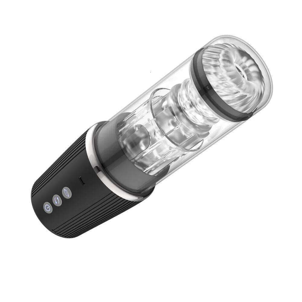 Automatic Masturbator Vibrator Adult Sex Toy Delayed Ejaculation Male Sexual Massager Blow Job Simulation Device for Men W260305