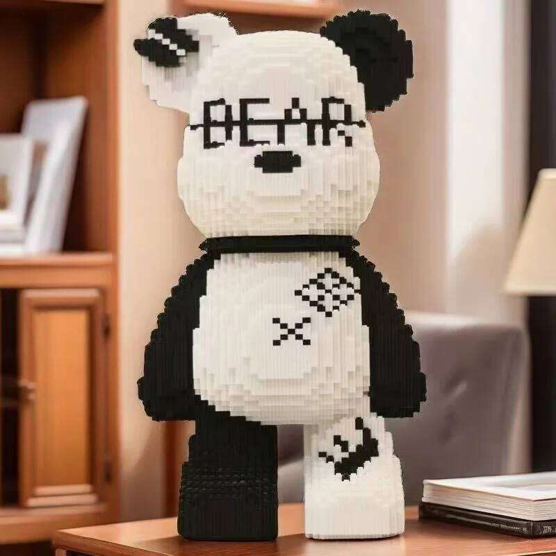 8153 Pieces of Fashionable Bear DIY Model Building Blocks, Designed for Teenagers and Adul Z260305