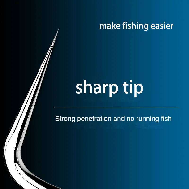 100pcs Fishhook Titanium Alloy Flying Knock Tilapia Sleeve White No Barb Crucian Carp Fishing Hook Hooks pesca accesorios S260305