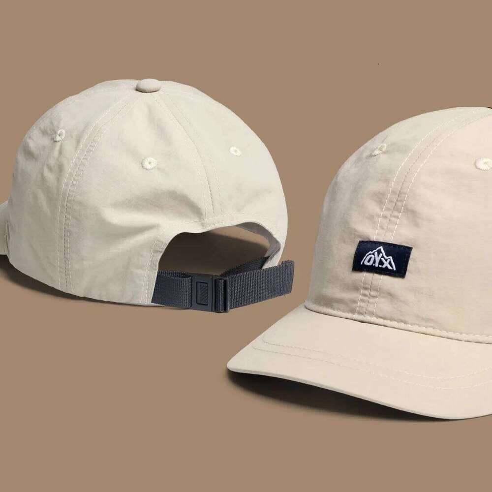 Vintage-Inspired Korean Baseball Cap Lightweight Quick-Dry Polyester, Adjustable Buckle Closure Sun Protection, Breathable Brim Y260304