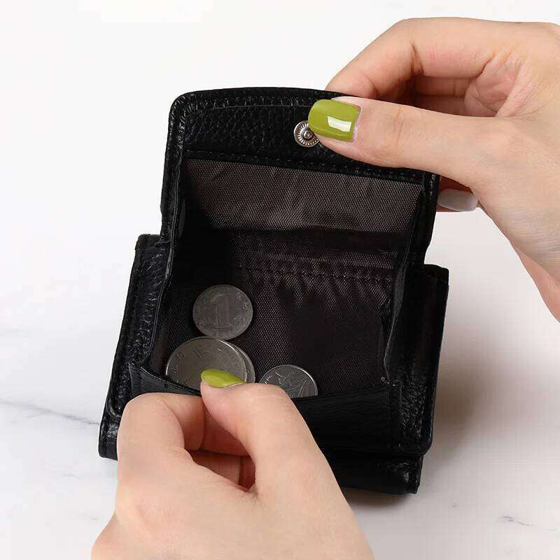 New Women PU Leather Purses Female Cowhide Wallets Lady Small Coin Pocket Rfid Card Holder Mini Money Bag Portable Clutch C260304