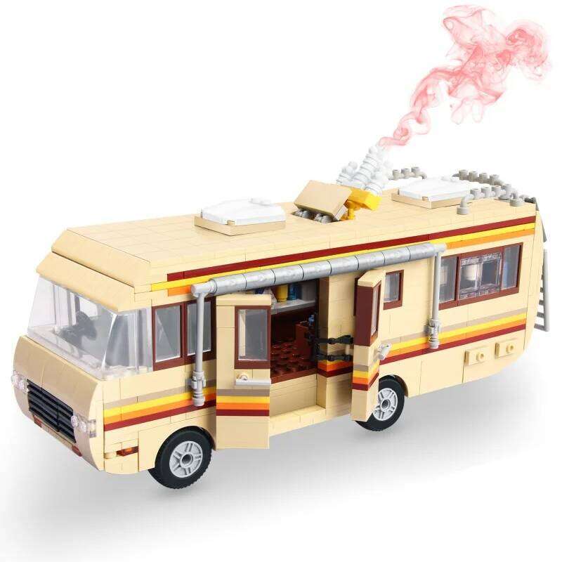 986PCS Technology Breaking Bad Building Blocks Movie Game Bus Vehicle Collect Model Brick DIY Puzzle Toys for Boy Christmas Gift Z260305